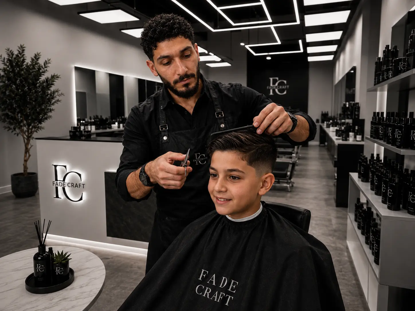 Kids and teen haircut at a Kitchener barbershop